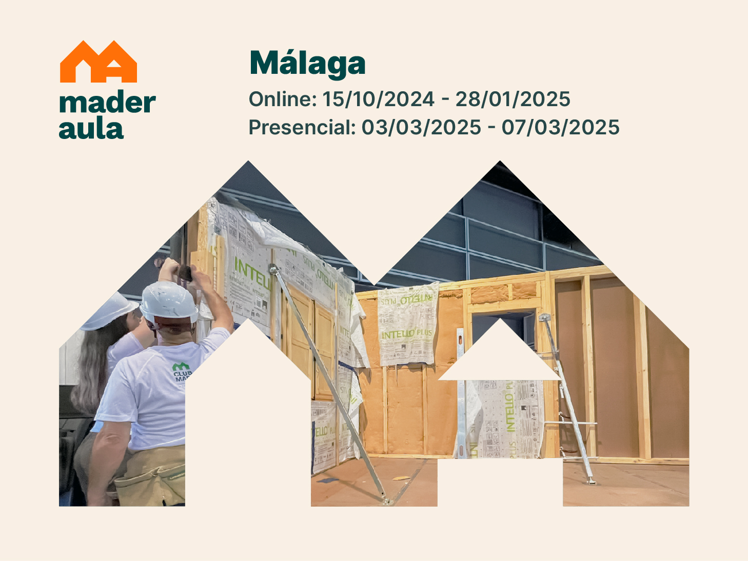 Protegido: <br>Curso online y presencial construcción prefabricada con madera <br><br><span style="color: #00a65b; font-size: smaller">EN CURSO <br> </span>  <span style="color: grey; font-size: smaller">Online: 15/10/2024 – 28/01/2025 <br>Málaga: 03/03/2025 – 07/03/2025</span>